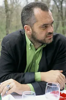 Mayor Prints: EDI RAMA MAYOR OF TIRANA 36 YEARS OLD FORMER BASKETBALL STAR TURNED ARTIST AND NEW MAYOR OF TIRANA ALBANIA MARCH 2001