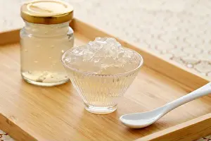 Hong Prints: Edible Bird Nest Soup in a Bowl an Bottle, Healthy Chinese Herbal Drink with Collagen