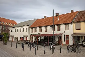 City Landscape Prints: Editorial photo of Halmstad city centre in Sweden