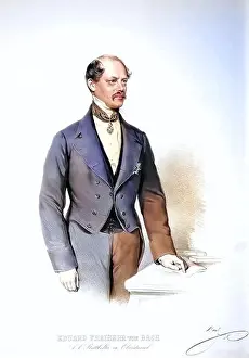 Colouring Prints: Eduard Freiherr von Bach (geb. 21)