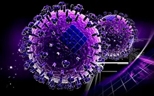 Microscopic Prints: education, medicinally, medical, graphics, colour, illustration, imagination