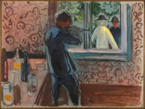 Anxiety Prints: Edvard Munch (1863–1944) painted *Uninvited Guests* between 1932 and 1935