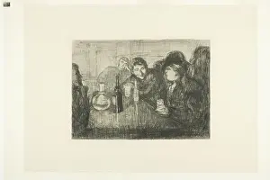 Social Commentary Prints: Edvard Munch. Kristiania Bohemians I