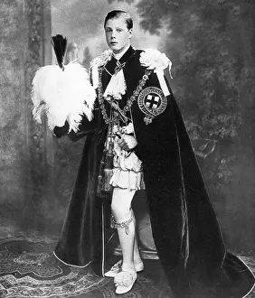 Velvet Prints: Edward, Prince of Wales as a Knight of the Garter, early 20th century