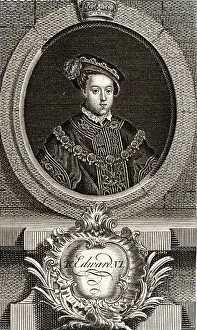 Sixth Prints: Edward VI, 1537 - 1553. King of England and Ireland