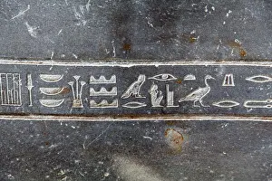 Marks Prints: Egyptian hieroglyphs at the Vatican Museum, Vatican City, Rome, Italy