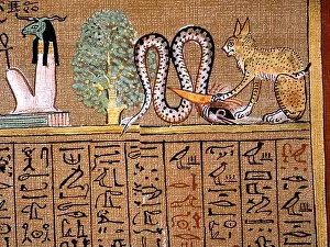 Transparency Prints: EGYPTIAN MYTHOLOGY - The serpent of darkness