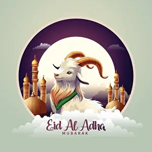 Ramadan Prints: Eid al adha mubarak Design Background