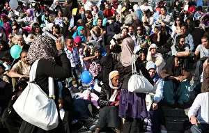 Head Scarf Prints: Eid Muslim festival in Trafalgar Square, London