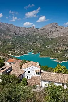 Moorish Prints: El Castell de Guadalest near Benidorm, in the Costa Blanca Region of Spain
