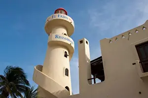 Yucatan Peninsula Prints: The El Faro Lighthouse in Playa del Carmen
