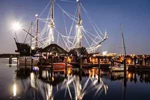 Imitation Prints: El Galeón Andalusia, replica 16th Century Spanish Galleon