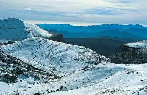 Huesca Prints: El Sumidero, parque nacional de Ordesa y Monte Perdido; Pirineo Central; Paaisaje nevado