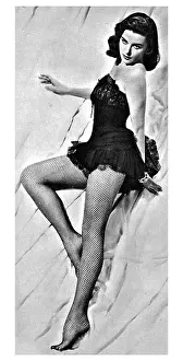 Halftone Prints: Elaine Stewart 1930 2011 American actress model See Magazine Playboy