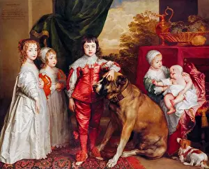 The Five Eldest Children of King Charles I of England (1600-1649)