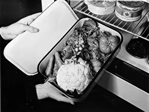 Appliances Prints: The Electrolux laboratory. Vegetable box in L55 cabinet