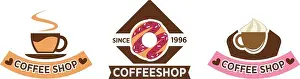 Espresso Prints: Elegant Coffee Logo Collection vector