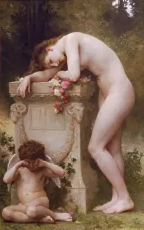 Academic Art Prints: Elegy 1899 by William-Adolphe Bouguereau
