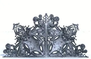 Elevator Door Ornament from the Schlesinger and Mayer Department Store
