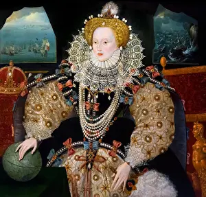 Oils Prints: Elizabeth I, the 'Armada Portrait'
