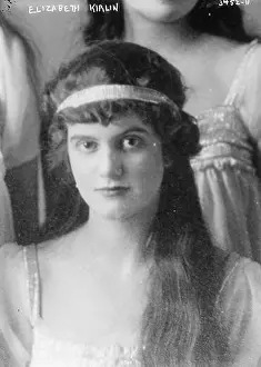 Glass Negatives Prints: Elizabeth Kirlin, between ca. 1910 and ca. 1915, Glass negatives, 1 negative: glass