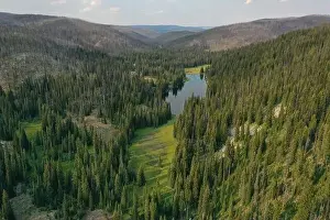 Elk Summit with Hoodoo Lake Sit on the Very Edge of the Selway-Bitterroot Wilderness and is a popular