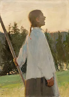 Infant Prints: Ellen Thesleff/Echo, 1891. Oil on canvasPrivate Collection. Anders Wiklöf Collection