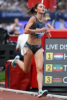 Runners Prints: Elly HENES of the USA in the 5000 metres for the Women in the Wanda Diamond League