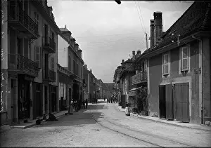Transportation History Prints: Émile Duchemin photographed Saint-Laurent-du-Pont in 1890