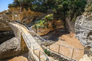 By The Sea Prints: The Emile Gaboriau footbridge on the Charente Maritime coast at Saint Palais sur Mer France