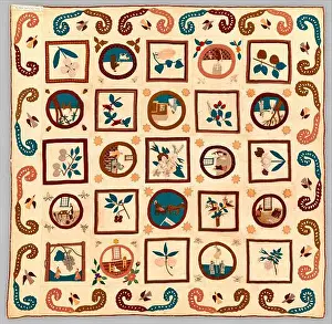 Favorite Prints: Emma Civey Stahl - Womens Rights Quilt - circa 1875
