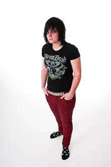 Punk Prints: Emo Goth Teenage Girl