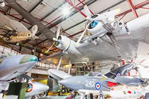 Southampton Prints: England, Hampshire, Southampton, The Solent Sky Museum, Display of Historical Aircraft
