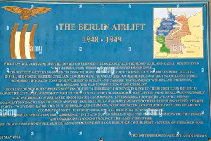 Arboretum Prints: England Staffordshire berlin Airlift memorial plaque