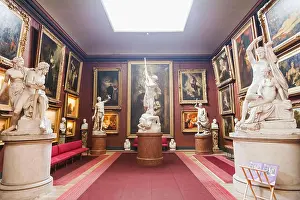West Sussex Prints: England, West Sussex, Petworth, Petworth House, Interior View of The State Room