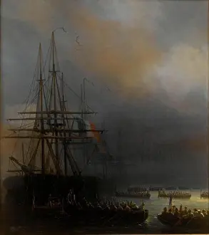 Veracruz Prints: English: Battle of Vera-Cruz (Mexico) Vice-Admiral Baudin expedition