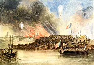 Baltic Prints: English: The bombardment of Sveaborg