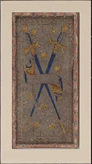 Illuminator Prints: English: A card from the Visconti tarot deck