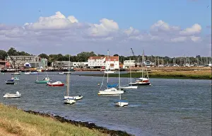 Angling Prints: English Coastal Town of Woodbridge on the River Deben