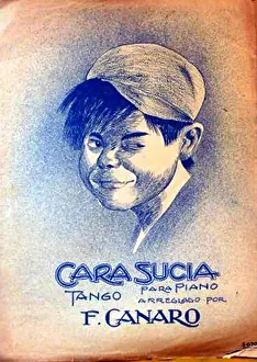 Francisco Prints: English: Cover of the sheet music of Cara sucia