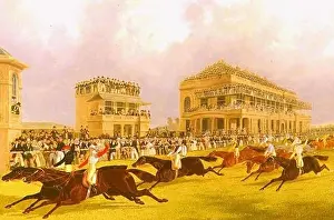 Doncaster Prints: English: The Dead Heat for the Doncaster Great St