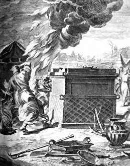 Offering Prints: English: Death of Nadab and Abihu
