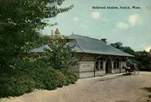 1897 Prints: English: Early divided back postcard of the 1897 A