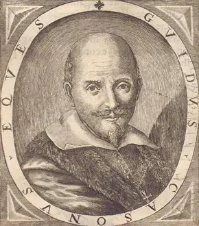 Venetia Prints: English: Italian poet, jurist and scholar Guido Casoni (1561-1642)