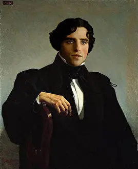 Portraiture Prints: English: Monsieur M.. 1850. Bouguereau - Monsieur M