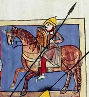 Theology Prints: English: The Navarra Beatus, fol. 141r (detail). 12th century. Unknown 383 Navarre6