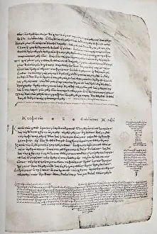 Clarke Prints: English: Page of the Codex Oxoniensis Clarkianus 39 (Clarke Plato)