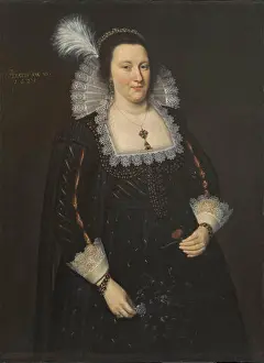 Spouse Prints: English: One of a pair of portraits