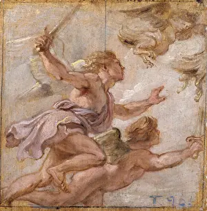 Heroism Prints: English: The Persecution of the Harpies Español: La persecución de las Harpías between 1636 and 1637