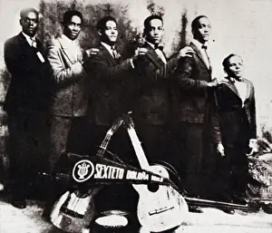 1926 Prints: English: photo of Sexteto Boloña